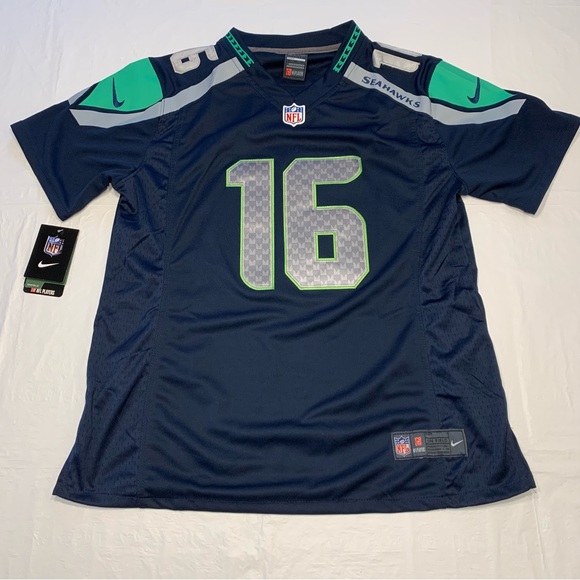 New Nike On Field Tyler Lockett NFL Seattle Seahawks #16 Game Jersey Youth XXL - Picture 2 of 11